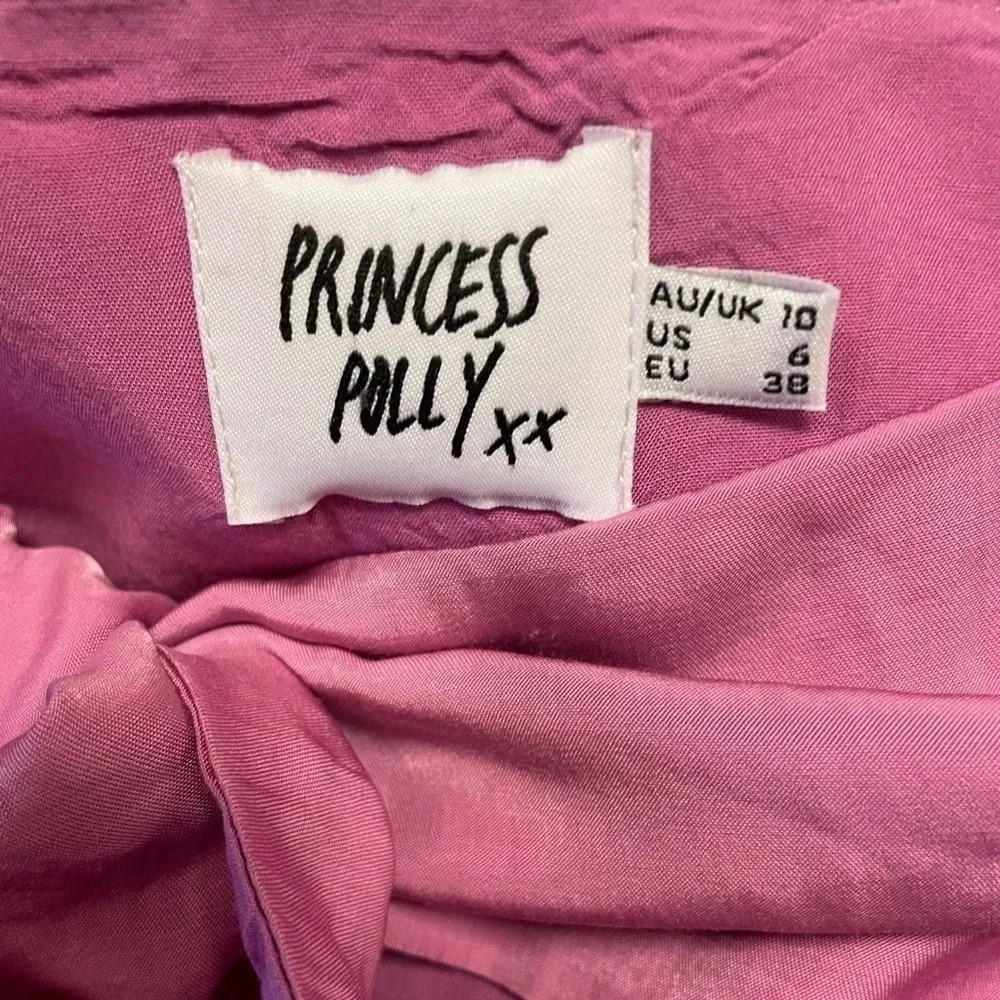 Princess Polly Adriana Pink Mini Dress Size 6 - Picture 10 of 10